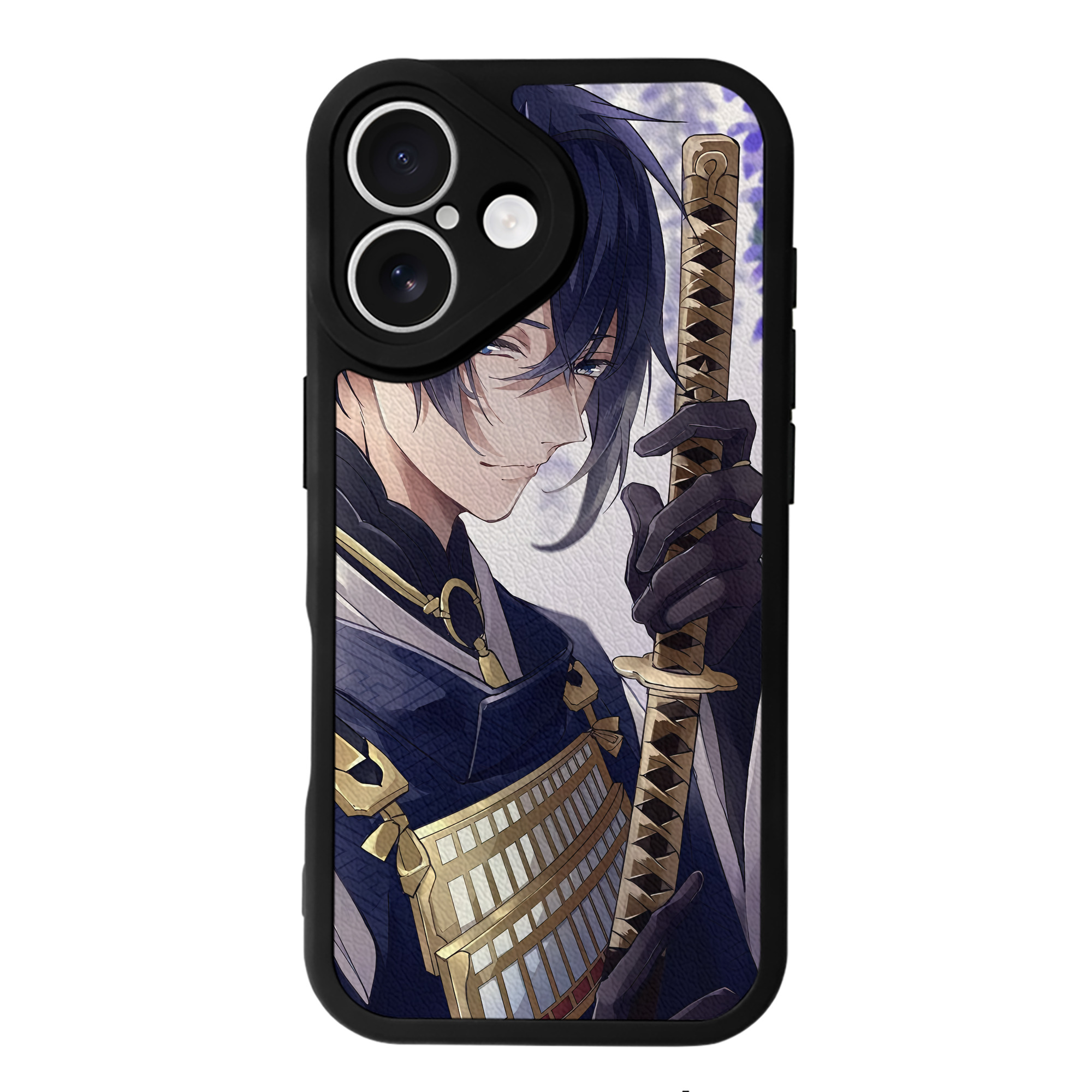 （画像用） 刀剣乱舞 Touken Ranbu 【iPhone 16シリーズ対応】シリコンスマホケース（レザー調） 材質：シリコン